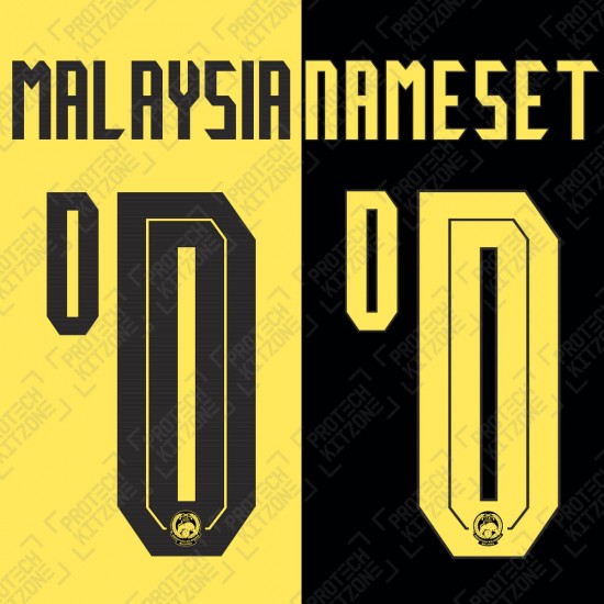 Malaysia 2020 Namesets