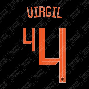 Virgil 4 (Official Netherlands 2020 Away Name and Numbering)