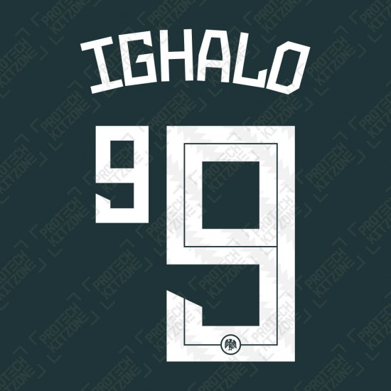 Ighalo 9 (Official Nigeria 2020 Away Name and Numbering)
