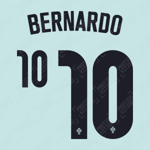 Bernardo 10 (Official Portugal 2020 Away Name and Numbering)