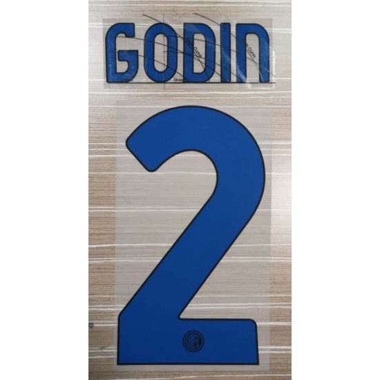 Godin 2 (Official Inter Milan 2020/21 Away Club Name and Numbering)