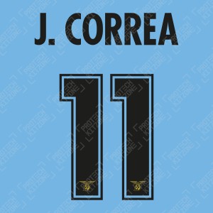 J. Correa 11 (Official SS Lazio 19/20 120Y Anniversary & 20/21 UEFA CL Name and Numbering)