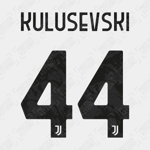 Kulusevski 44 (Official Juventus 2020/21/22 Home / 2020/21Third Name and Numbering)