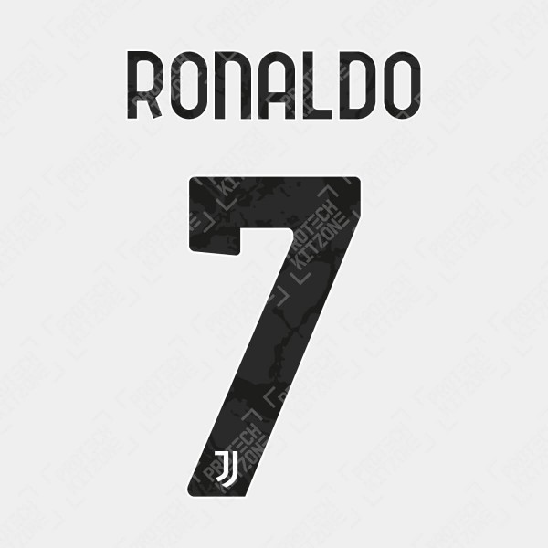 Ronaldo 7 (Official Juventus 2020/21/22 Home / 2020/21 Third Name and Numbering)