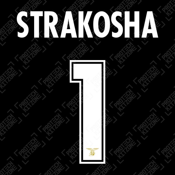 Strakosha 1 (Official SS Lazio 20/21 UEFA CL Goalkeeper Name and Numbering)