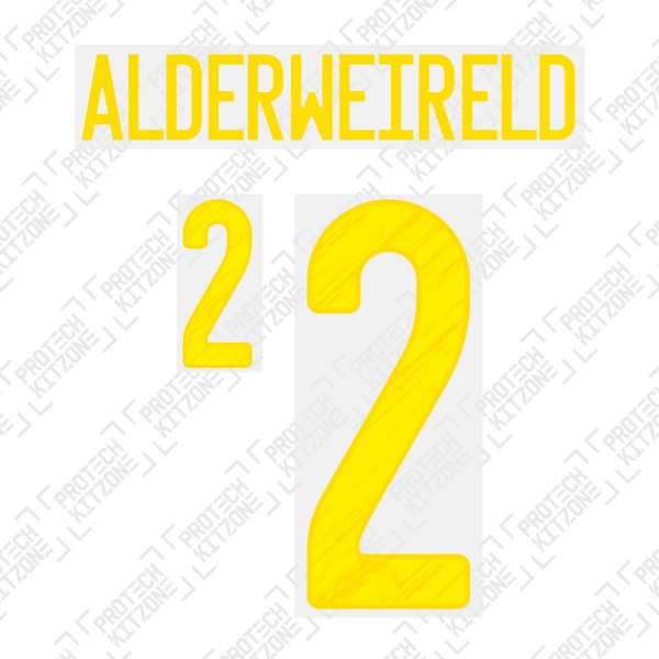 Alderweireld 2 (Official Belgium EURO 2020 Home Name and Numbering)