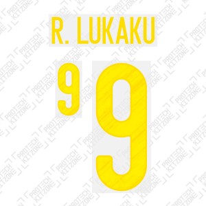 R. Lukaku 9 (Official Belgium EURO 2020 Home Name and Numbering)