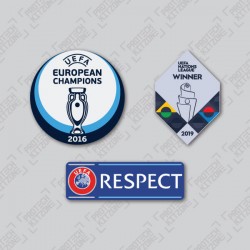 Official UEFA EURO 2020 Winner Sleeve Badges Set
