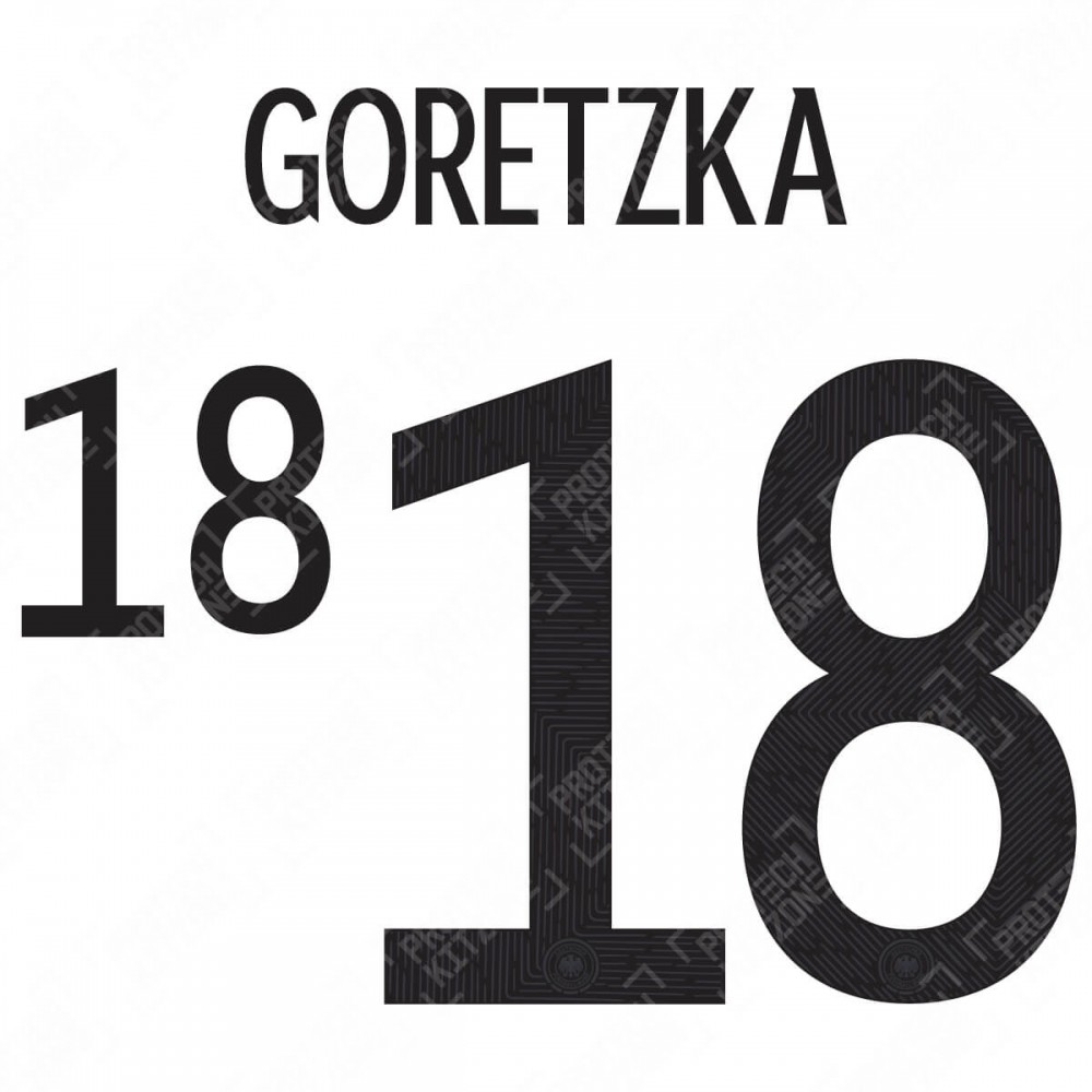 Goretzka 18 (Official Germany EURO 2020/21 Home Name and Numbering), NATIONAL TEAMS, G18DFB20H, 