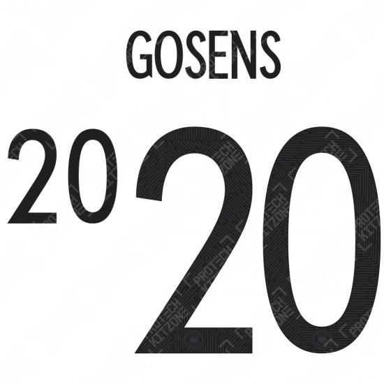 Gosens 20 (Official Germany EURO 2020/21 Home Name and Numbering)