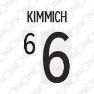 Kimmich 6 (Official Germany EURO 2020 Home Name and Numbering)