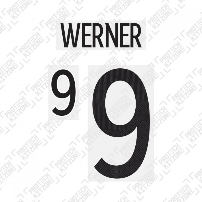 Werner 9 (Official Germany EURO 2020 Home Name and Numbering), Germany National Team, W9DFB20H, 