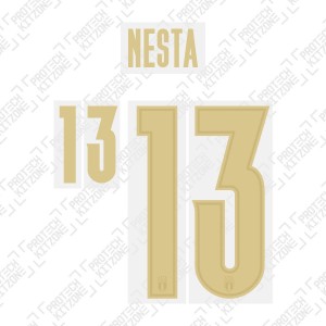 Nesta 13 (Official Italy 2020 Home and Renaissance Shirt Name and Numbering)