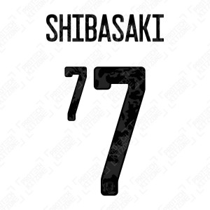 Shibasaki 7 (Official Japan 2020 Away Name and Numbering)