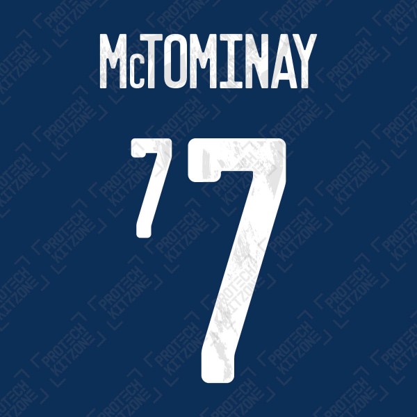 McTominay 7 (Official Scotland 2020 Home Name and Numbering)