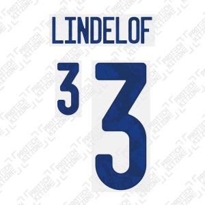 Lindelof 3 (Official Sweden EURO 2020 Home Name and Numbering)