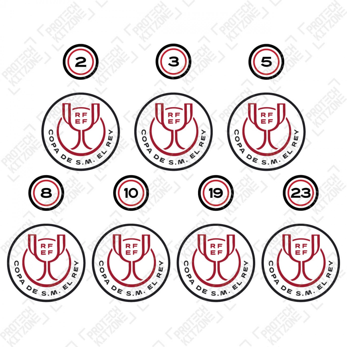 Official Copa Del Rey 2022 + Champions Badges