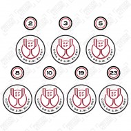 Official Copa Del Rey 2022 + Champions Badges 