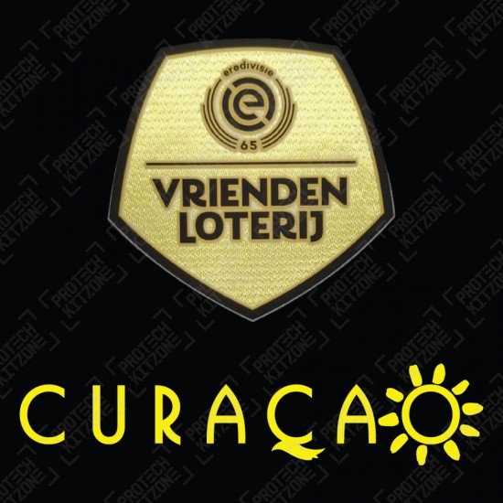 Authentic Eredivise 21/22 Champions Sleeve Badge + Curacao Sleeve Sponsor (Third)