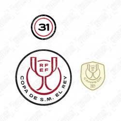 [Coming Soon] Official Copa del Rey 2022 + 31 Champions Badges + Campeón 2021 Crest Badge
