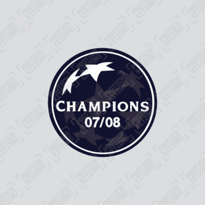 Official Sporting iD UEFA Champions 07/08 Badge, Patches, UEFA CHAMP0708, 