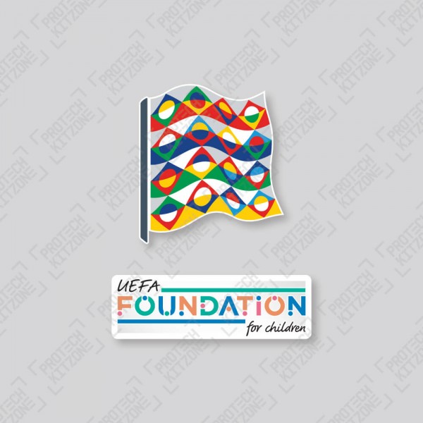 Official UEFA Nations League + UEFA Foundation for Children Sleeve Badges (Season 2021)