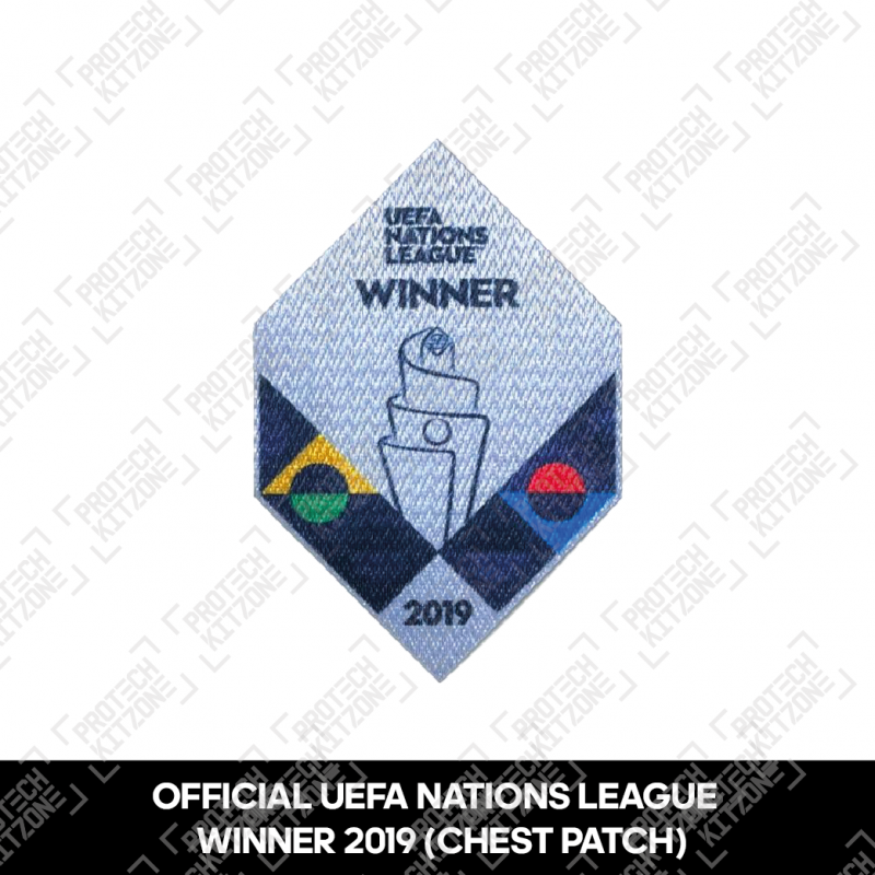 Official UEFA 2019 Nations League Winner Chest Patch - For Portugal 