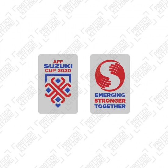 Official AFF Suzuki Cup 2020 + Emerging Stronger Together Sleeve Badges