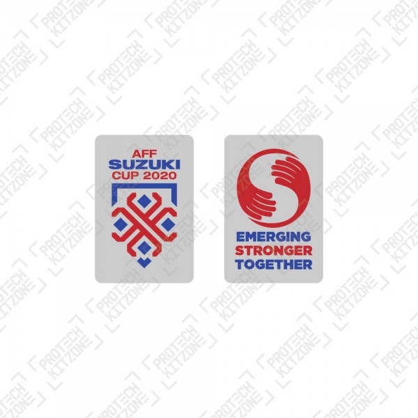 Official AFF Suzuki Cup 2020 + Emerging Stronger Together Sleeve Badges