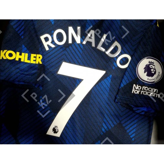 Manchester United 2021/22 Third Shirt + RONALDO #7 BPL Fullset