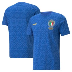 FIGC Graphic Winner Tee - Team Power Blue-Lapis Blue