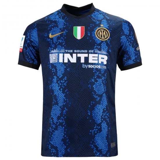 Inter Milan 2021/22 Home Shirt -  Supercoppa FInal Version