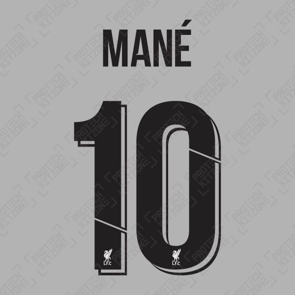 Mané 10 (Official Liverpool FC 2020/21/22 Away Club Name and Numbering)