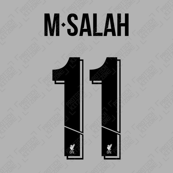 M.Salah 11 (Official Liverpool FC 2020/21/22 Away Club Name and Numbering)