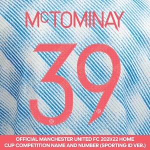 McTominay 39 (Official Manchester United FC 2021/22 Away Name and Numbering - Sporting iD Ver.)