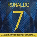 Ronaldo 7 (Official Manchester United FC 2021/22 Third Name and Numbering - Sporting iD Ver.)