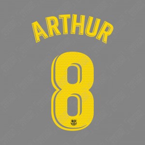 Arthur 8 (OFFICIAL FC BARCELONA 2019-21 LA LIGA HOME NAME AND NUMBERING - PLAYER VERSION)