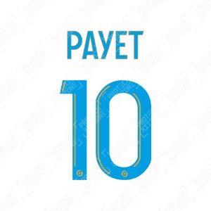 Payet 10 (Official OM 2020/21/22 Home Ligue 1 Name and Numbering)