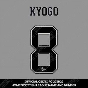 Kyogo 8 (Official Celtic FC 2021/22 Home Name and Numbering