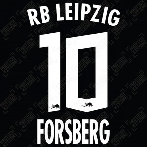 Forsberg 10 (Official RB Leipzig 2021/22 Away / Third Name and Numbering) - Bundesliga Ver.
