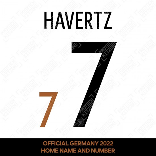 Havertz 7 (Official Germany 2022 Home Name and Numbering)
