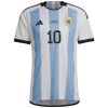 Argentina 2022 Home Shirt with Messi 10 + World Cup 2022 Final Match Date Printing (HF2158, Jerseys / Shirts, Adidas) by www.protechkitzone.com Argentina 2022 Home Shirt with Messi 10 + World Cup 2022 Final Match Date Printing, Argentina, HF2158, Adidas