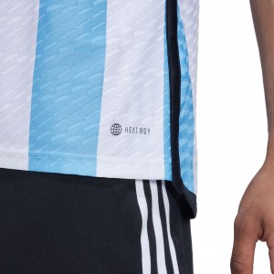 [PLAYER EDITION] Argentina 2022 Home Shirt with Player version Messi 10 + World Cup 2022 Final Match Date Printing (Oversea Imported), Argentina, HF2157, Adidas