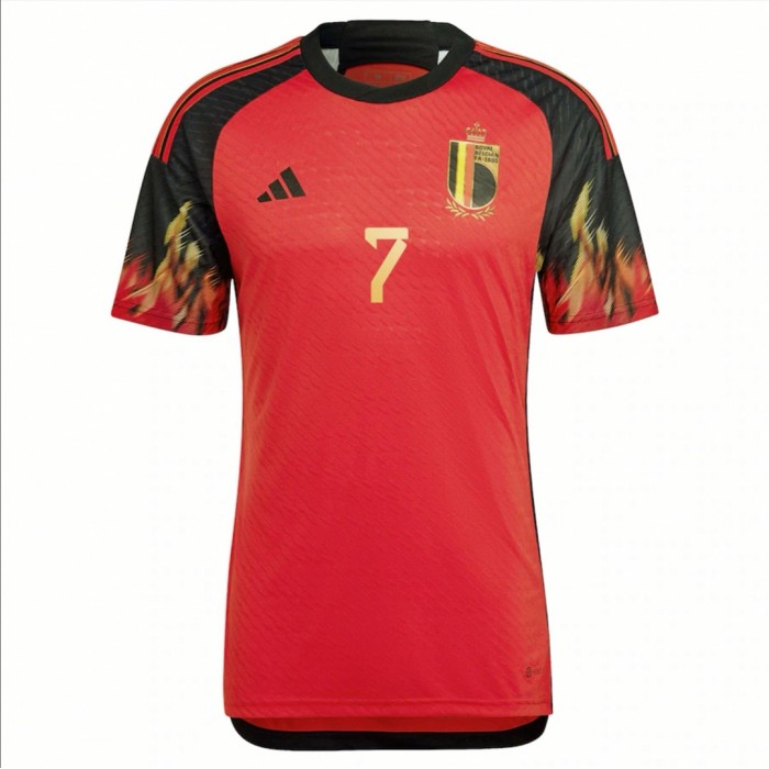 [Player Edition] Belgium 2022 Heat Rdy. Home Shirt with De Bruyne 7