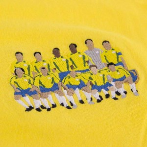 Brazil 2002 World Champions Embroidery T-Shirt, Brazil, BRZTEE, Copa
