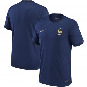 France 2022 Home Shirt with Players' Nameset and 2018 World Champions Patch 