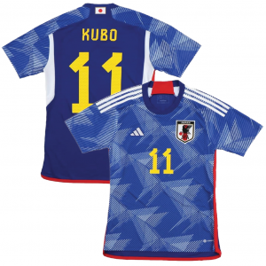 Japan 2022 Home Shirt With Kubo 11 - Size Asia L