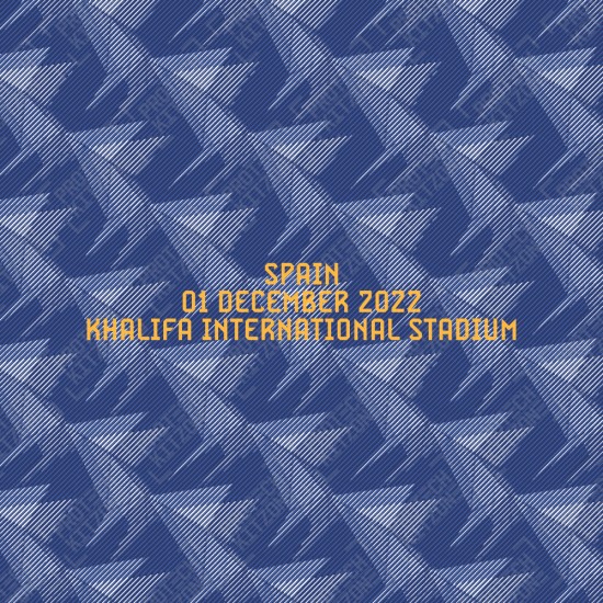 Official Japan 2022 World Cup Match Details - 'Spain 01 December 2022' 
