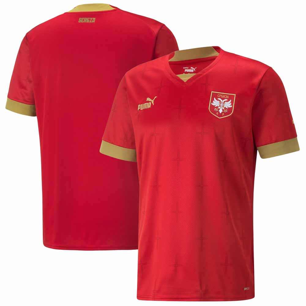 Serbia 2022 Home Shirt, Serbia, 765760 01, Puma