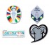 UEFA EURO 2024 + Nations League 2021 Winner + Heart + Foundation Badges - For France  + RM199.00 